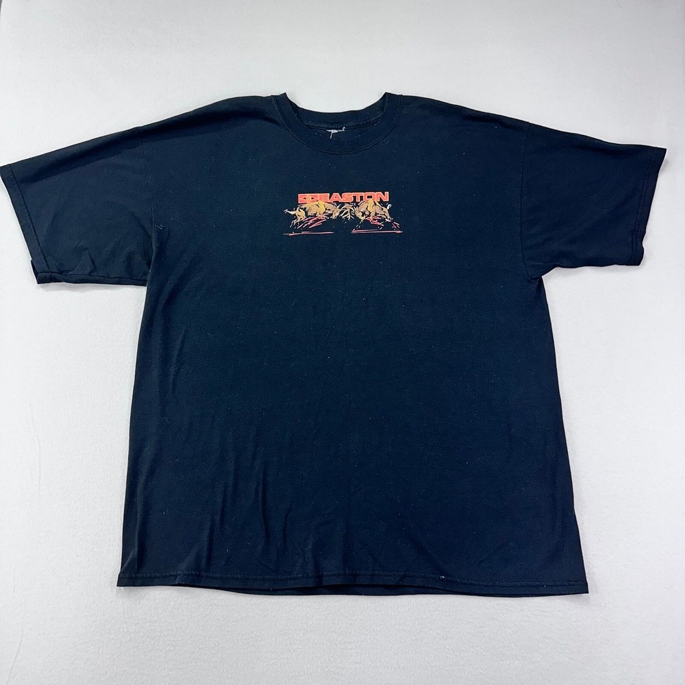VTG Easton BUCK vs BUCK T-Shirt Mens 2XL Black Bowhunting‎ Heavyweight Champion